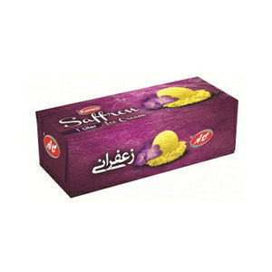 آيس كريم زعفران وفستق مع قطع 1 لتر Iml آيس كريم زعفران وفستق مع قطع 1 لتر Iml